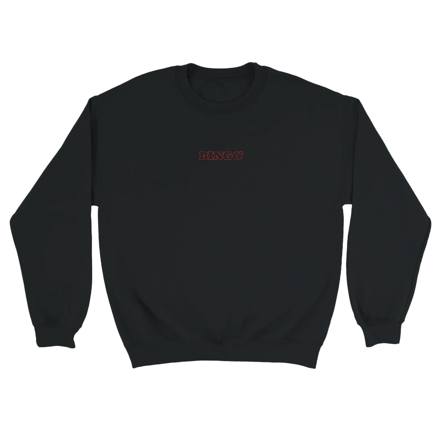 Bingo Outlined Black Sweat