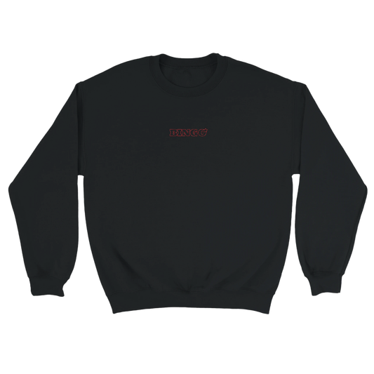 Bingo Outlined Black Sweat