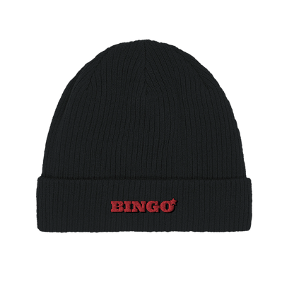 Classic Bingo Black Beanie