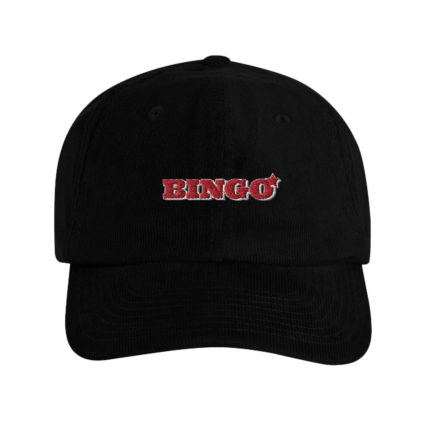 Bingo Black Courdroy Hat