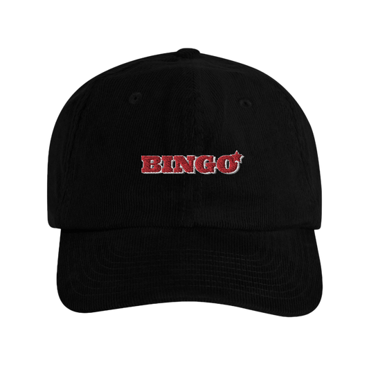 Bingo Black Courdroy Hat