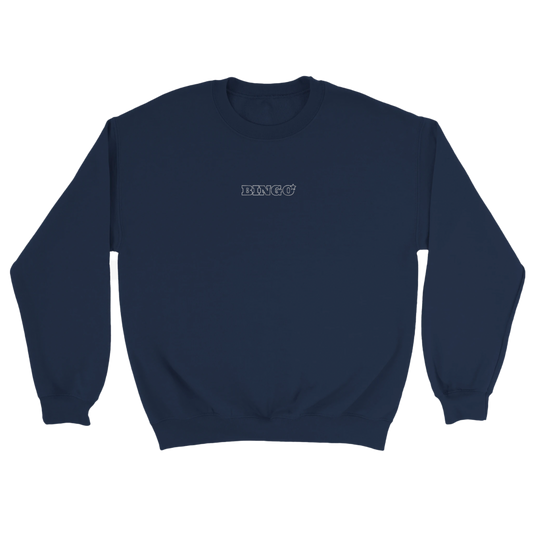 Bingo Outlined Navy Sweat